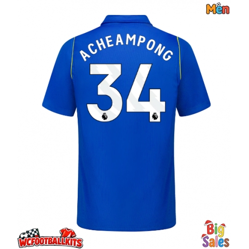 Chelsea Josh Acheampong #34 Replica Home Stadium Shirt 2026-27 Short Sleeve